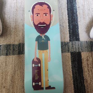 Braille skateboard deck
